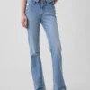 Låg midja, långa och smala sjömansjeans