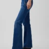 Låg midja, långa och smala sjömansjeans