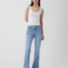 Låg midja, långa och smala sjömansjeans