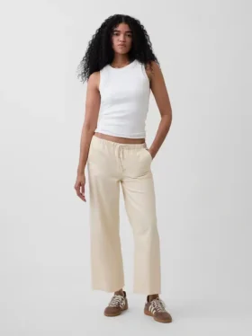 Låg midja, ultramjuka, lösa och bekväma cropped-Jeans i 90-talsstil