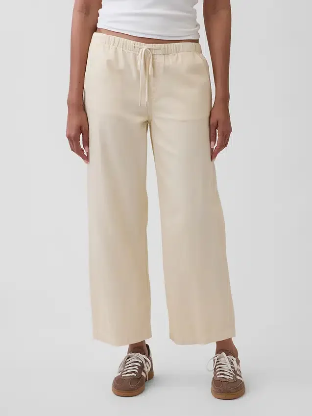 Låg midja, ultramjuka, lösa och bekväma cropped-Jeans i 90-talsstil