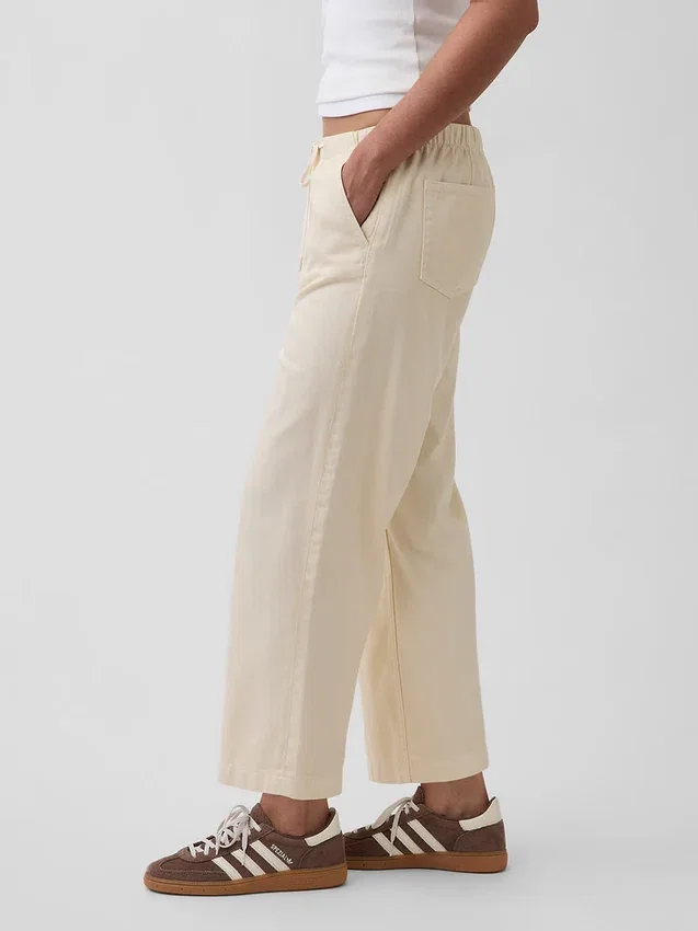 Låg midja, ultramjuka, lösa och bekväma cropped-Jeans i 90-talsstil