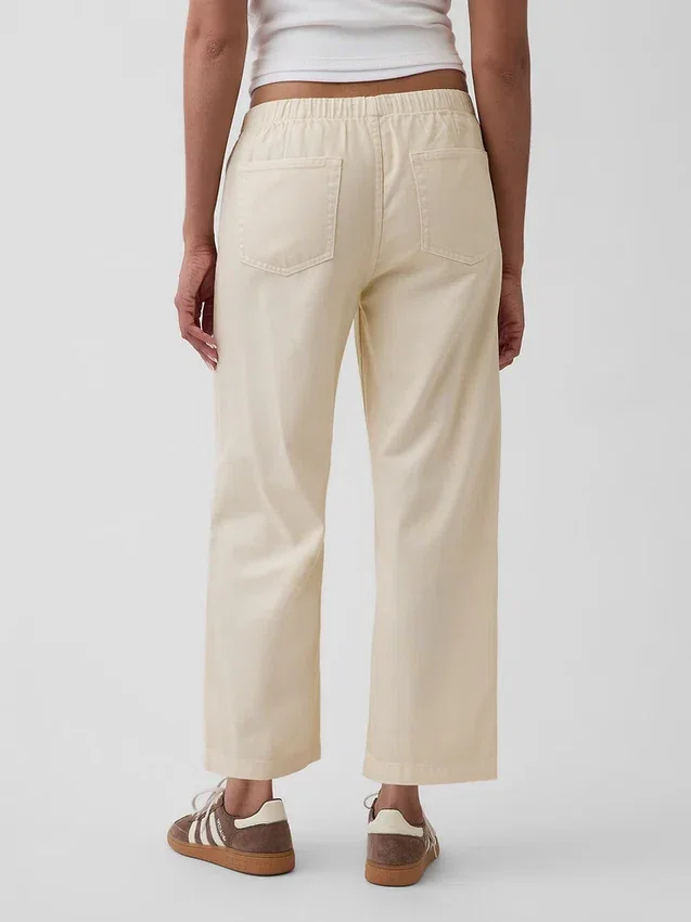 Låg midja, ultramjuka, lösa och bekväma cropped-Jeans i 90-talsstil