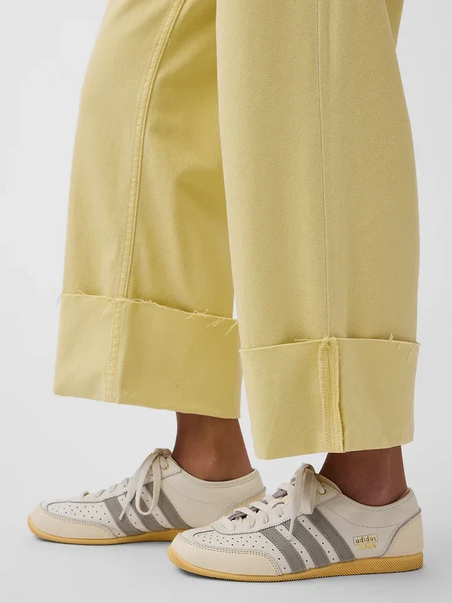 Låg midja, ultramjuka, lösa och bekväma cropped-Jeans i 90-talsstil