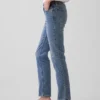Lågmidjade 90-talsjeans med smal rak passform