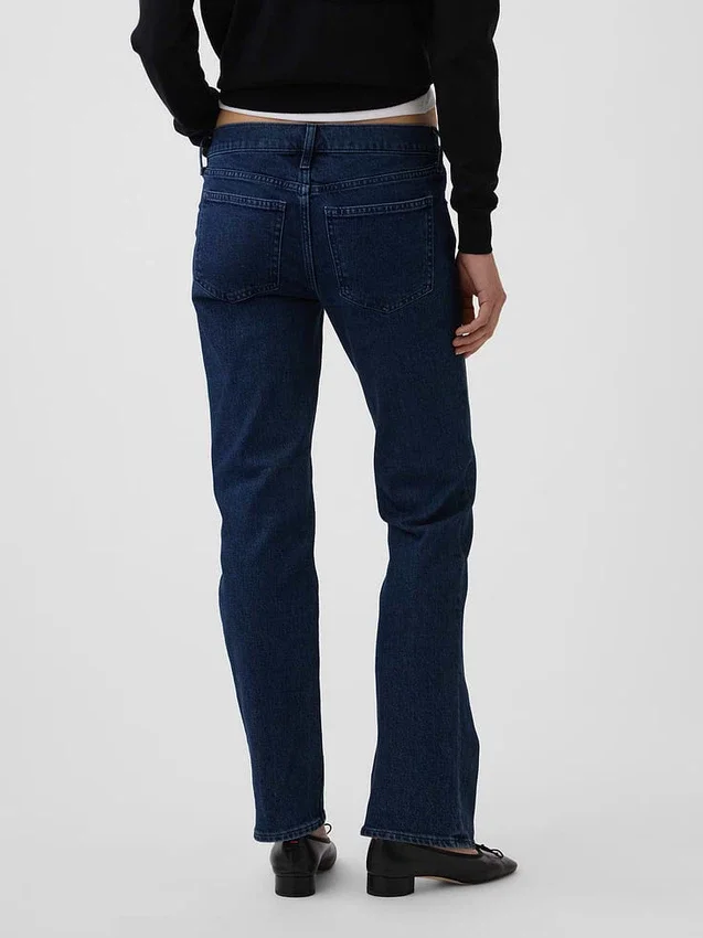 Lågmidjade 90-talsjeans med smal rak passform