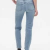 Lågmidjade 90-talsjeans med smal rak passform