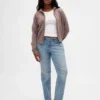 Lågmidjade 90-talsjeans med smal rak passform