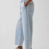 Lågmidjade, avslappnade, lösa cropped-Jeans i 90-talsstil