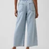Lågmidjade, avslappnade, lösa cropped-Jeans i 90-talsstil