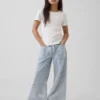 Lågmidjade, bekväma baggy-Jeans för barn