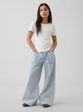 Lågmidjade, bekväma baggy-Jeans för barn