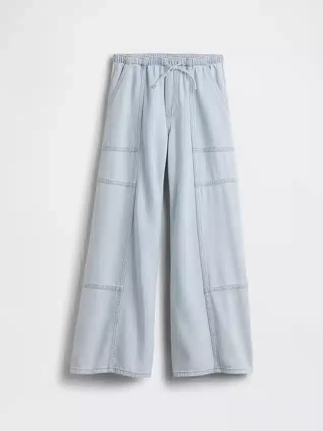 Lågmidjade, bekväma baggy-Jeans för barn