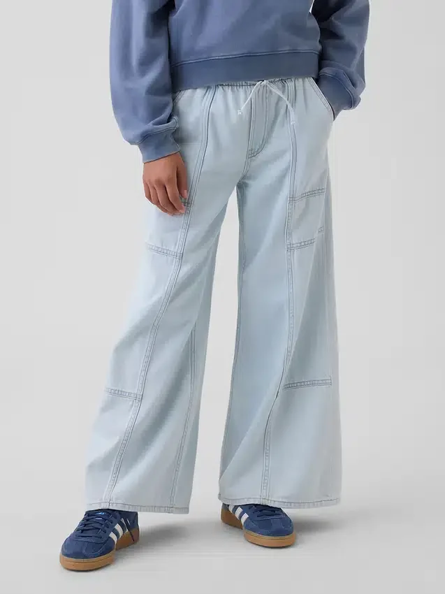 Lågmidjade, bekväma baggy-Jeans för barn
