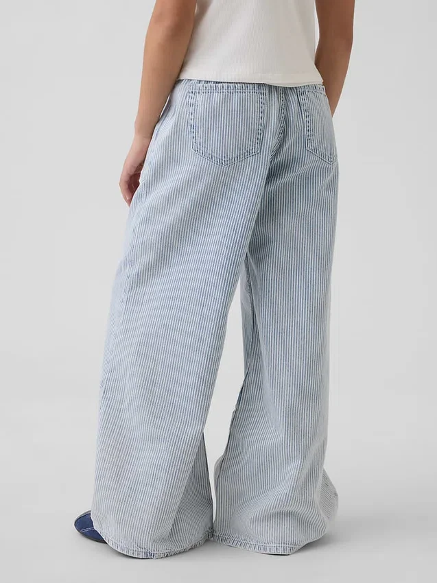 Lågmidjade, bekväma baggy-Jeans för barn