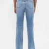 Lågmidjade, flätade fickor, långa och smala Jeans