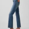 Lågmidjade, långa och smala cropped-Jeans