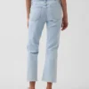 Lågmidjade, långa och smala cropped-Jeans