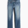 Lågmidjade, långa och smala cropped-Jeans