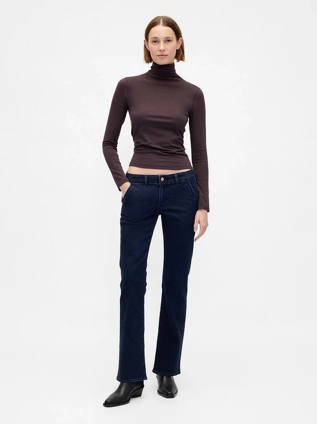 Lågmidjade, långa och smala Jeans