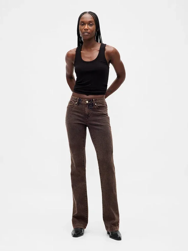 Lågmidjade, långa och smala Jeans