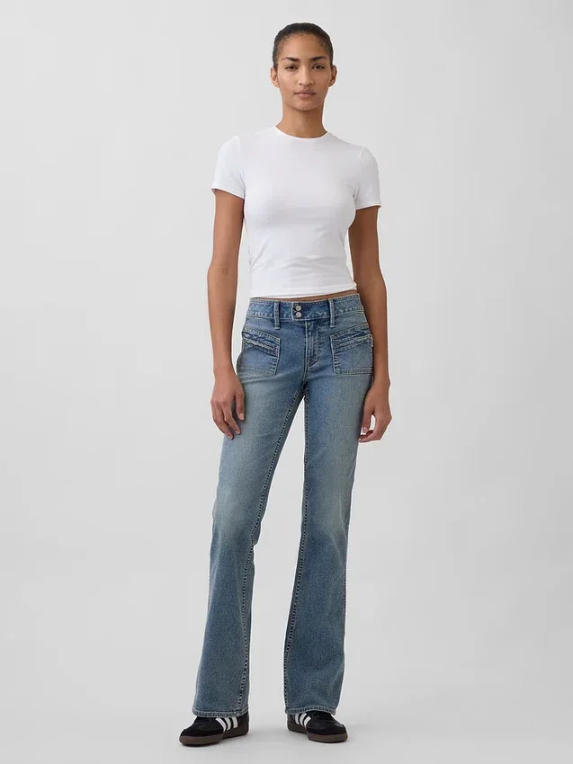 Lågmidjade, långa och smala Jeans