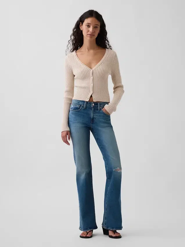 Lågmidjade, långa och smala Jeans