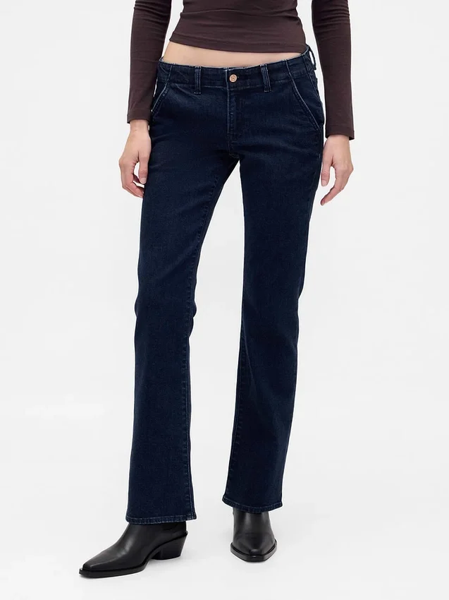Lågmidjade, långa och smala Jeans