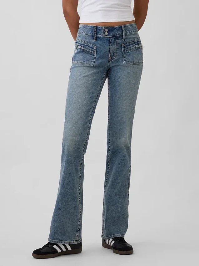 Lågmidjade, långa och smala Jeans