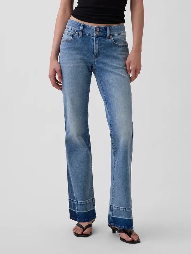 Lågmidjade, långa och smala Jeans