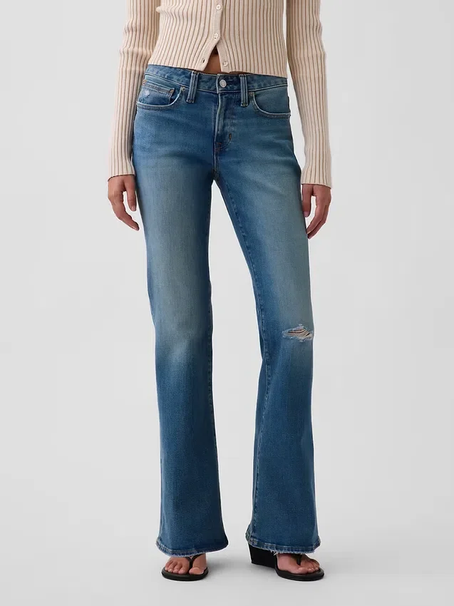 Lågmidjade, långa och smala Jeans