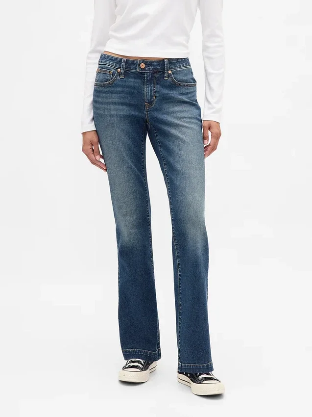Lågmidjade, långa och smala Jeans
