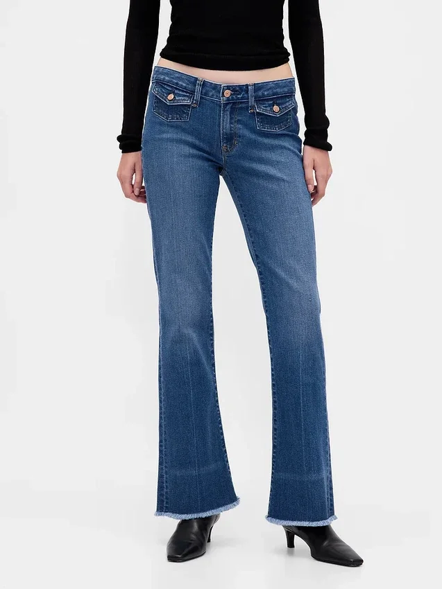 Lågmidjade, långa och smala Jeans