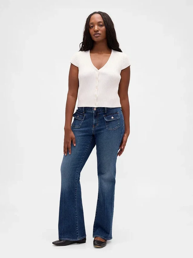 Lågmidjade, långa och smala Jeans