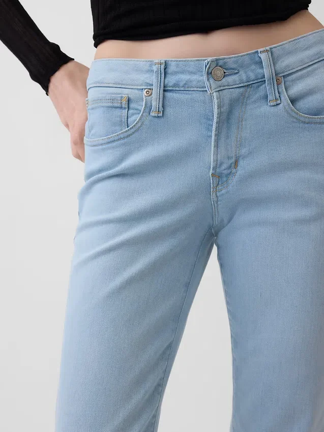 Lågmidjade, långa och smala Jeans