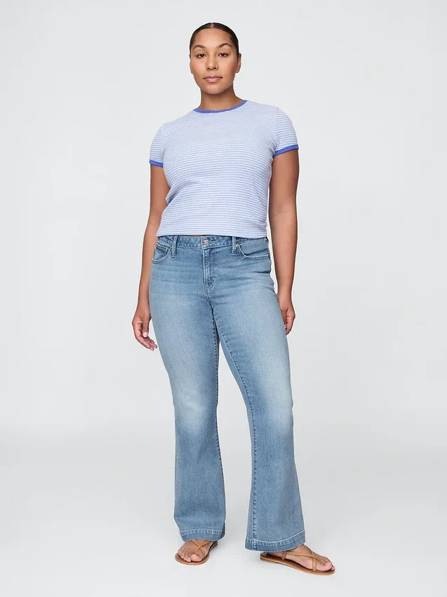 Lågmidjade, långa och smala Jeans