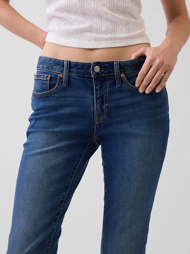 Lågmidjade, långa och smala Jeans