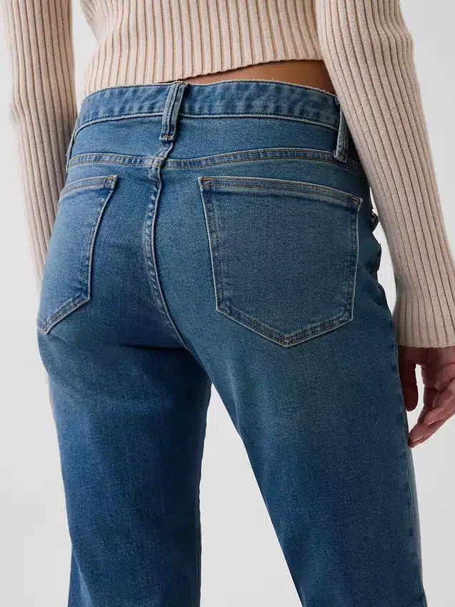 Lågmidjade, långa och smala Jeans