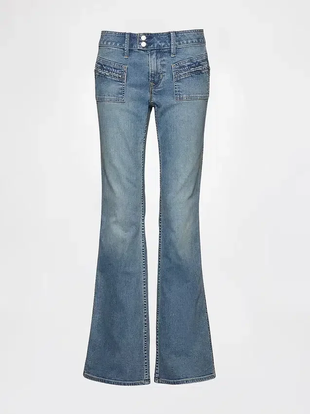 Lågmidjade, långa och smala Jeans