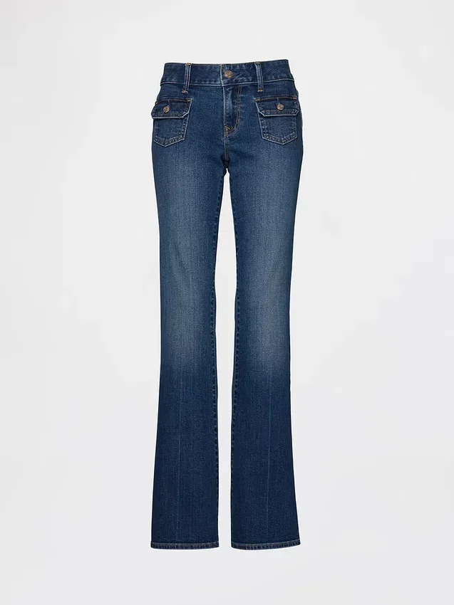 Lågmidjade, långa och smala Jeans