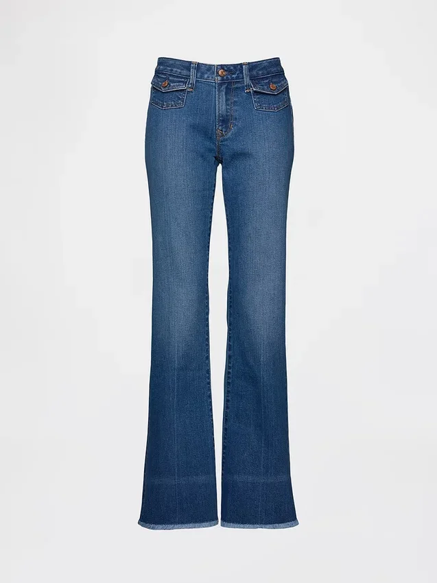 Lågmidjade, långa och smala Jeans