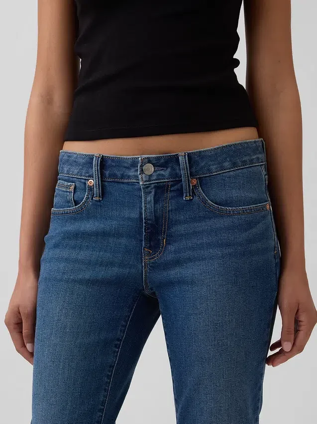 Lågmidjade, långa och smala Jeans