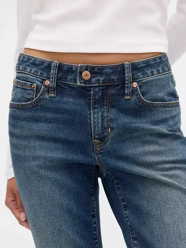Lågmidjade, långa och smala Jeans
