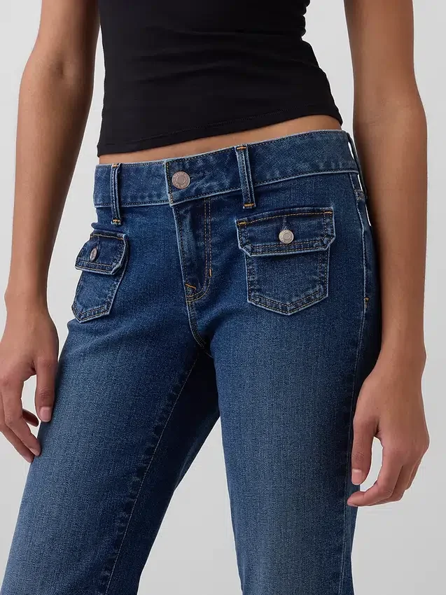 Lågmidjade, långa och smala Jeans