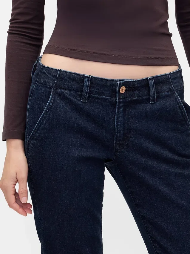 Lågmidjade, långa och smala Jeans