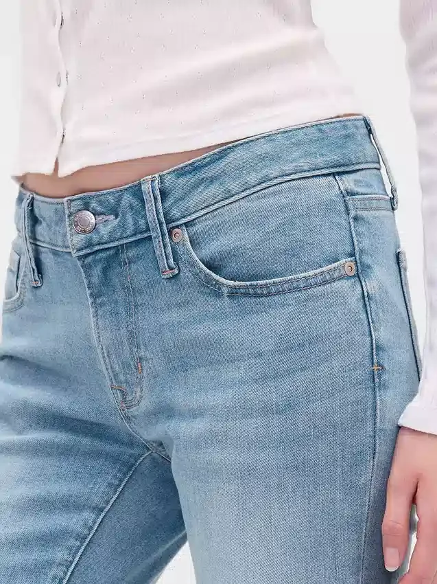 Lågmidjade, långa och smala Jeans