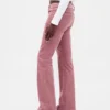 Lågmidjade, långa och smala jeans i corduroy