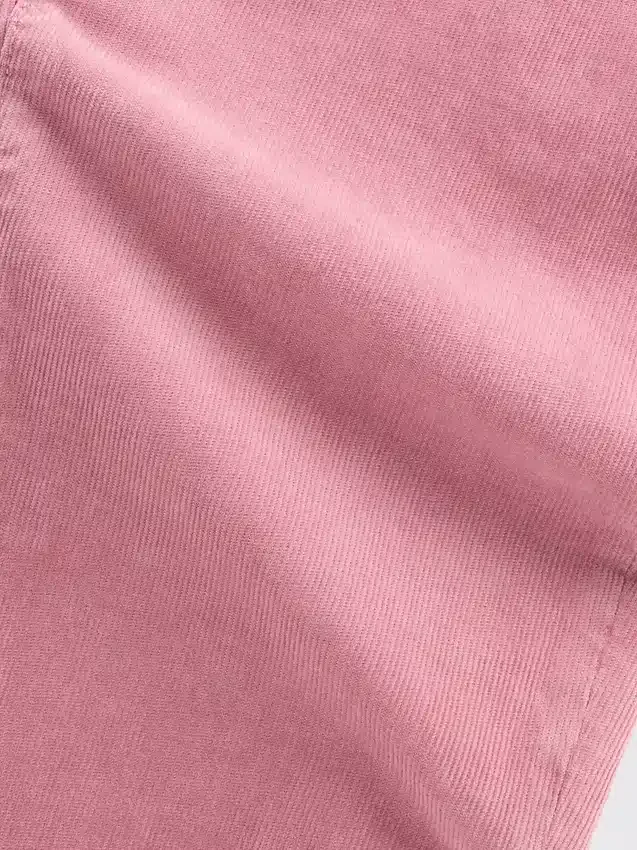 Lågmidjade, långa och smala jeans i corduroy