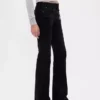 Lågmidjade, långa och smala Jeans med snörning