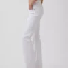 Lågmidjade, långa och smala Jeans med snörning
